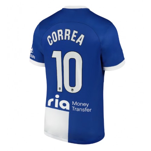 Fotbalové Dres Atletico Madrid Angel Correa #10 Venkovní 2023-24 Krátký Rukáv